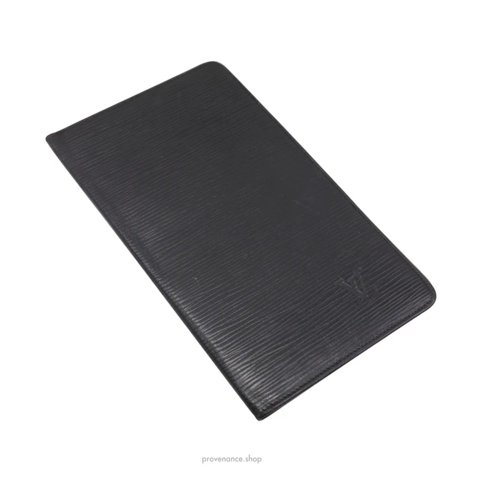 Louis Vuitton "MALLETIER" Long Wallet - Black Epi Noir Leather - 3