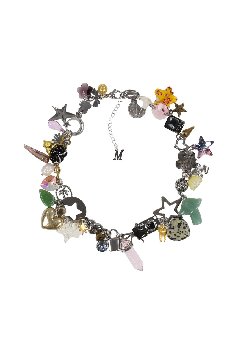 ECLIPSE CHARM NECKLACE / MULTI 1