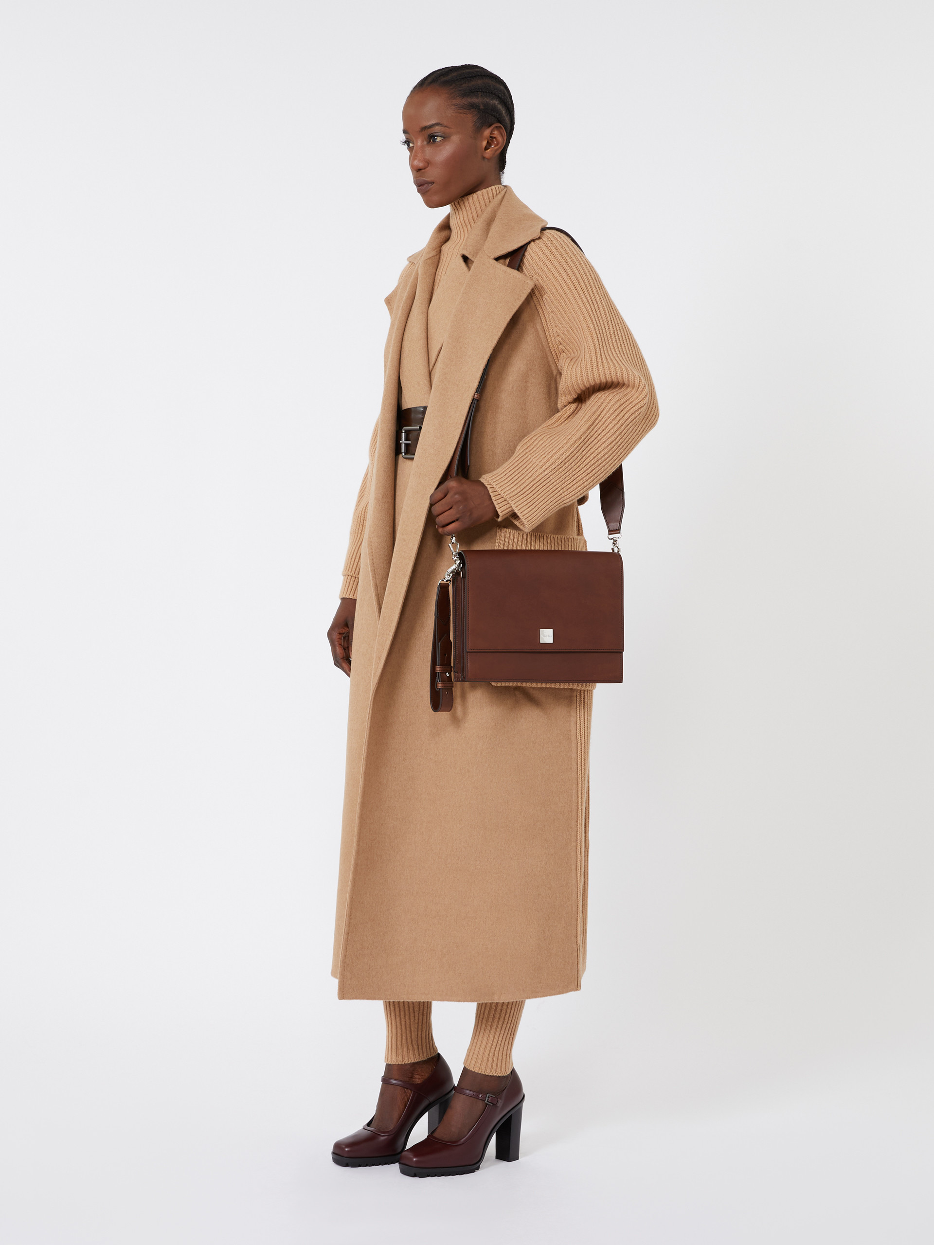 BIANCAROUGHM Medium crossbody bag in leather - 6