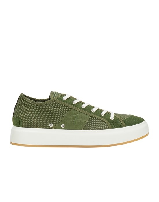 S0340 LEATHER SHOES OLIVE GREEN - 1
