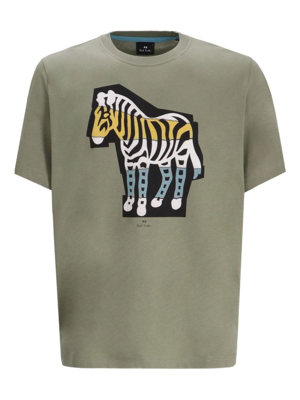 zebra-print cotton t-shirt - 2