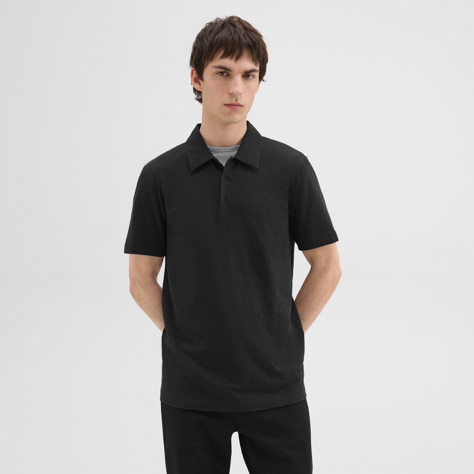 Bron Polo Shirt in Cosmos Slub Cotton - 2