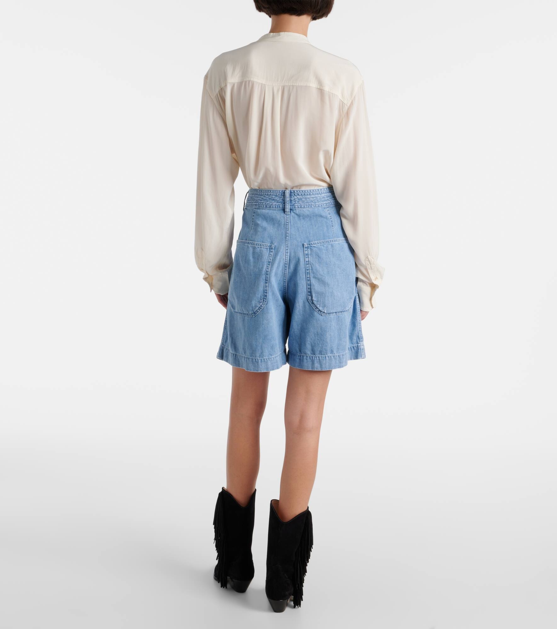 ショートパンツ Isabel Marant 'Ingrid' bermuda shorts ISABEL MARANT Ingrid ショートパンツ | ピンク | FARFETCH JP