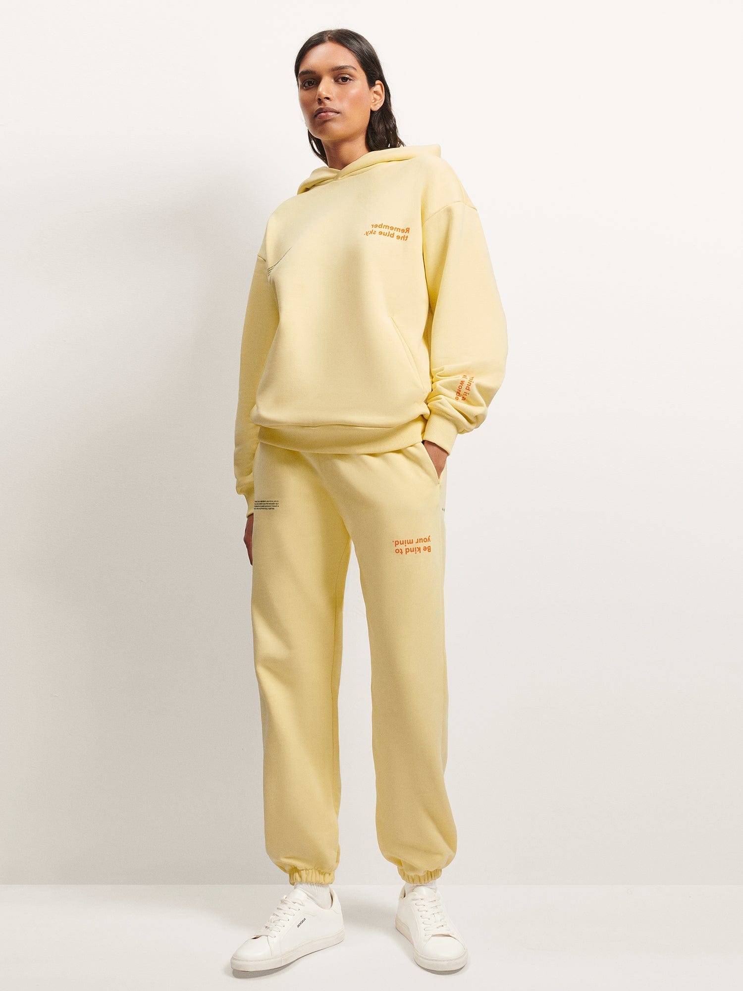 PANGAIA x Headspace Track Pants - Happy Yellow - 3