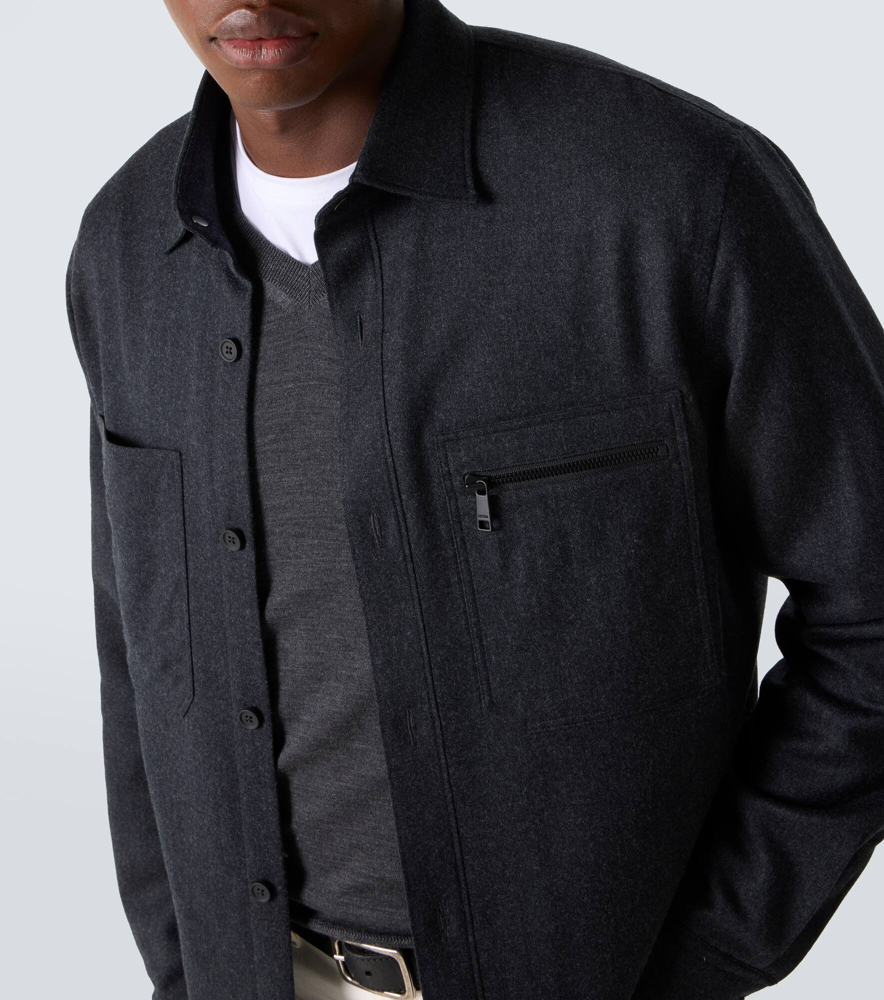 Wool overshirt - 5