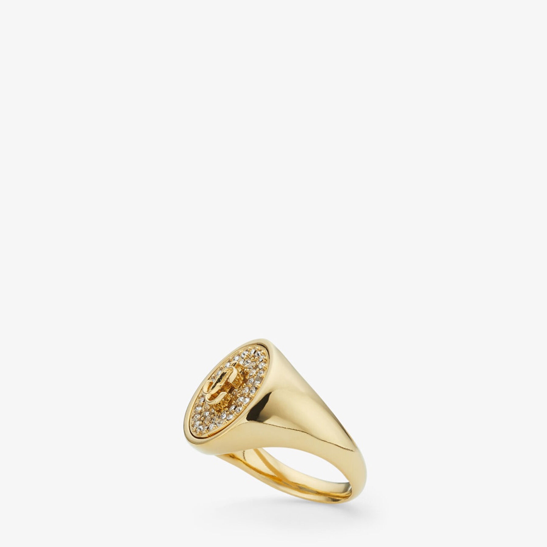 JC Logo Crystal Ring
Gold-Finish Crystal Star Ring with JC Logo - 3