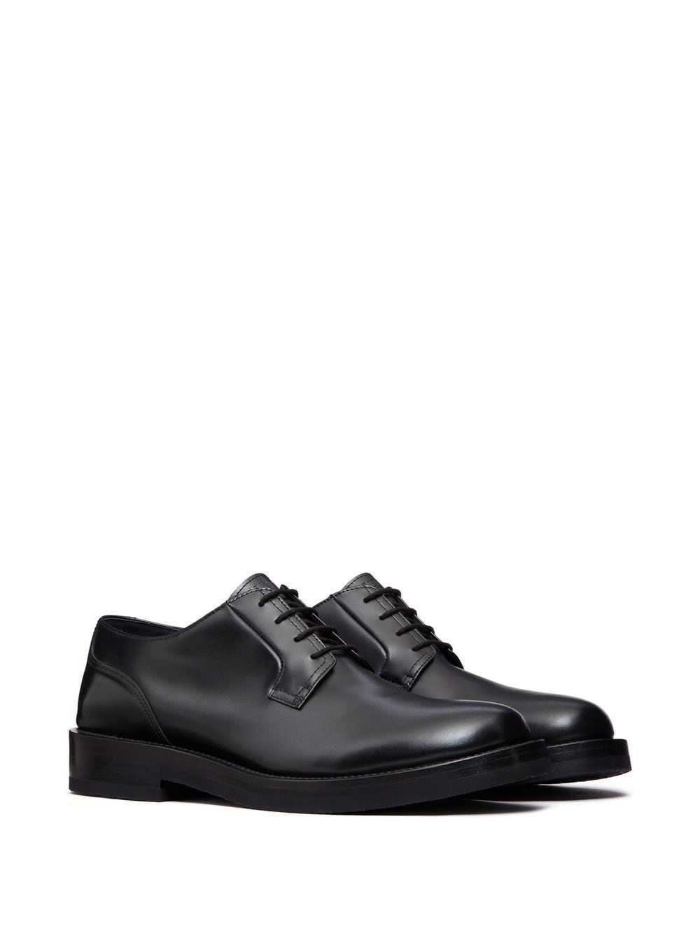 Roman Stud leather derby shoes - 2