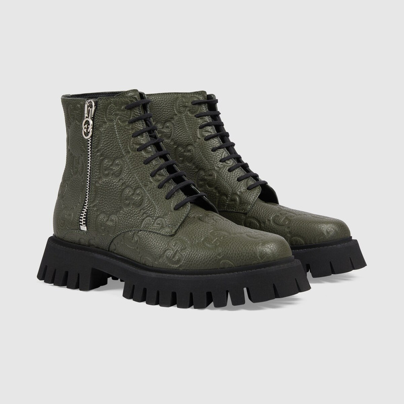 Men's GG leather boot 2