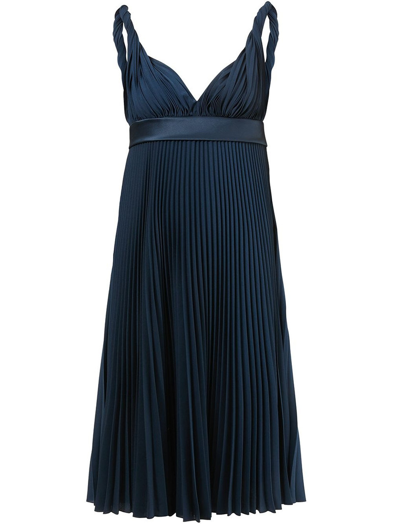 empire-line pleated dress 1