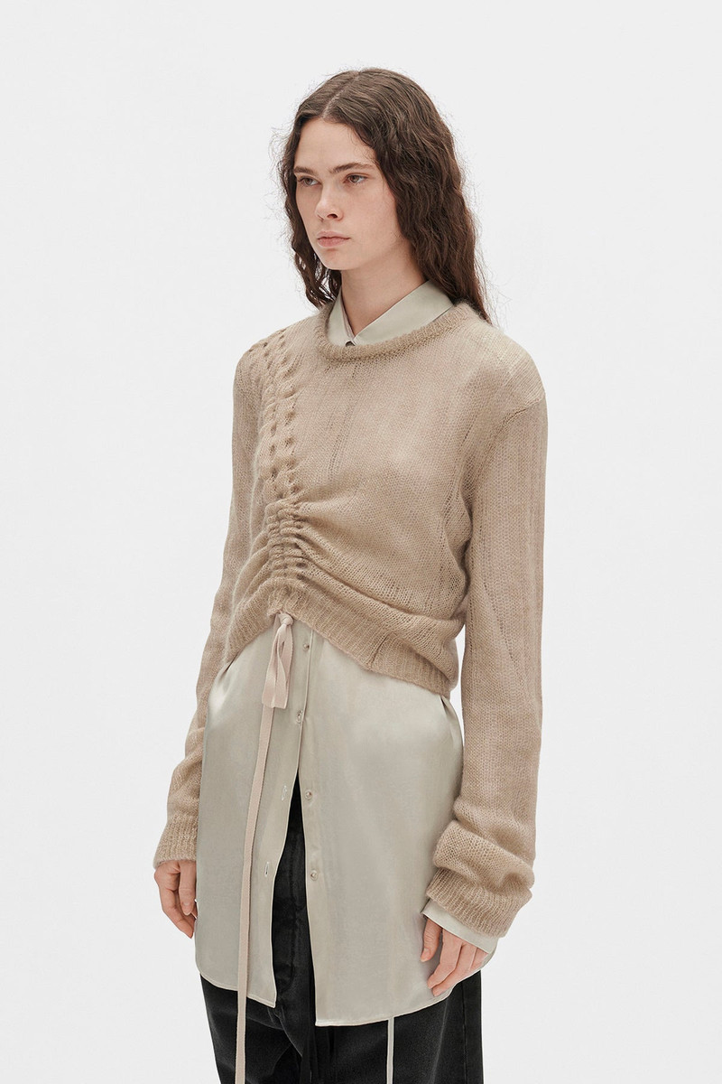 Ann Demeulemeester Zinaida Drawstring Sweater outlook