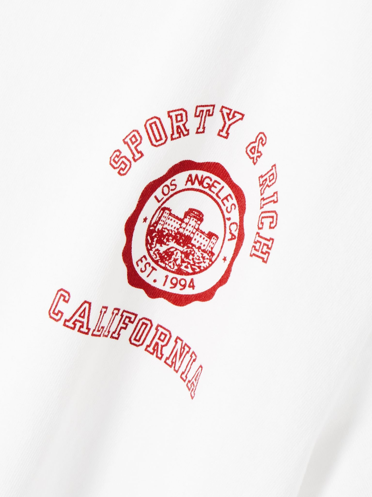 California printed cotton-jersey T-shirt White - 5