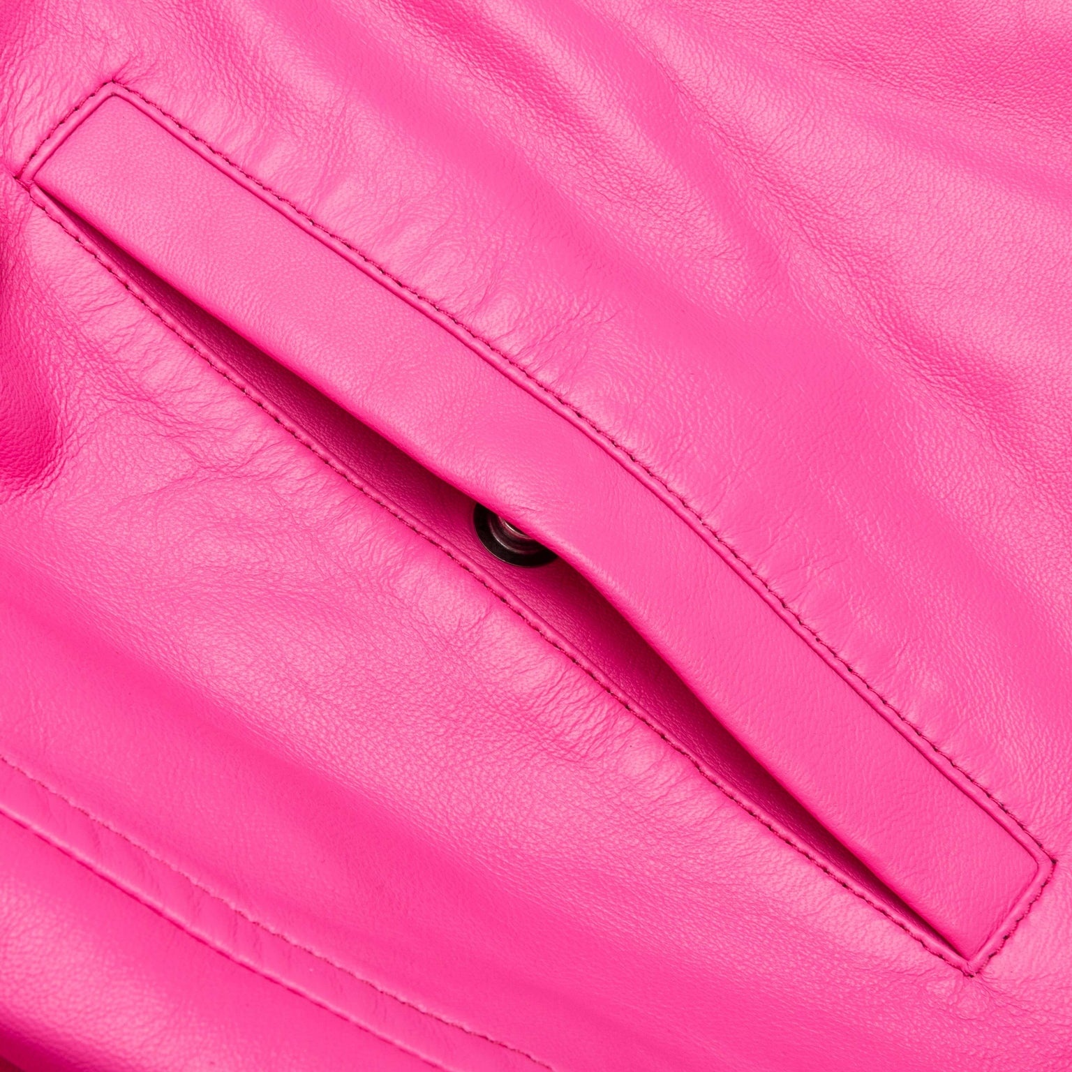 LEATHER JACKET - BUBBLE PINK - 3