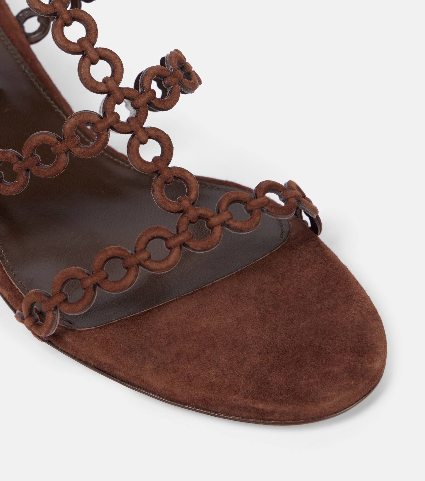 Infinity Chain 35 suede sandals - 5