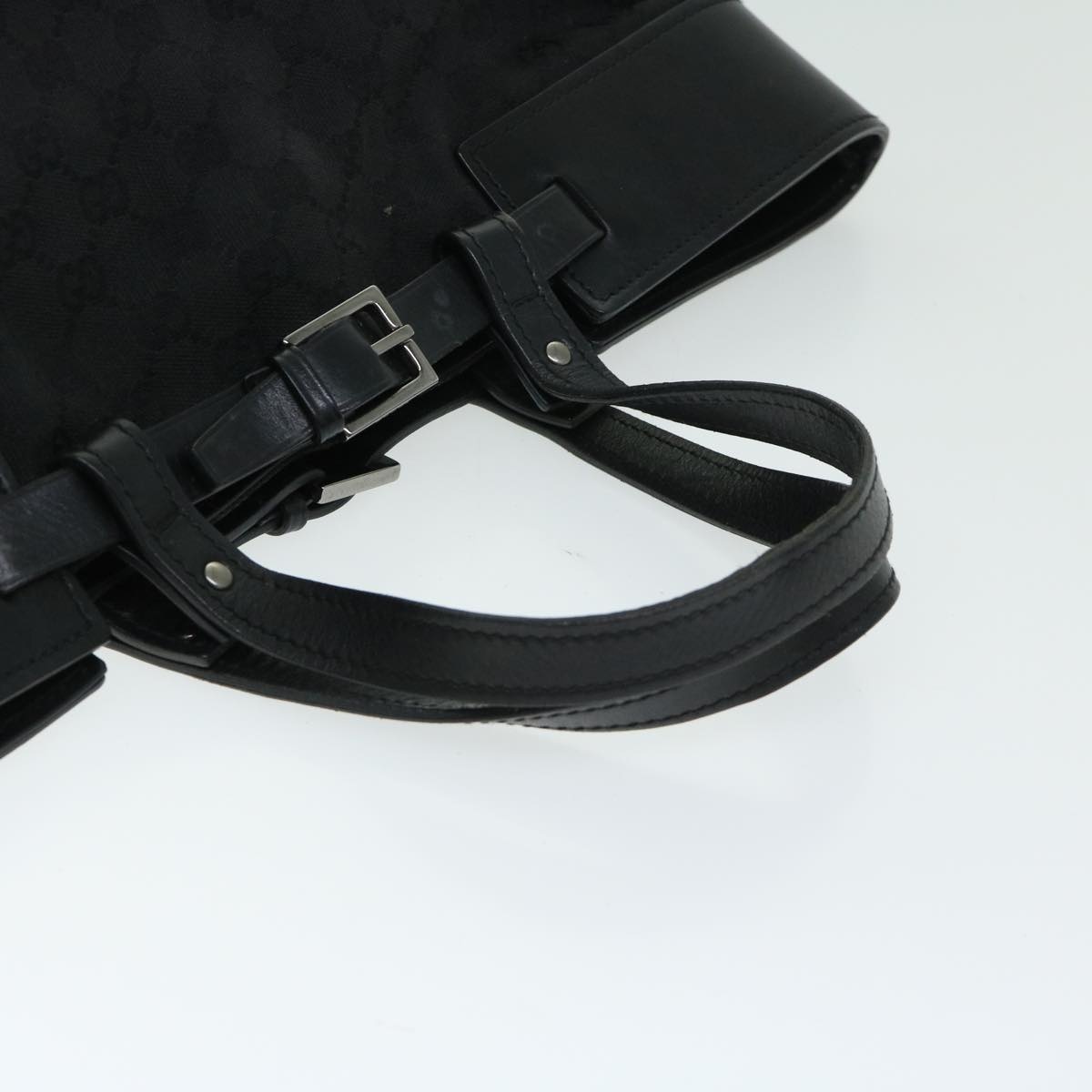 GUCCI GG Canvas Hand Bag Black - 7