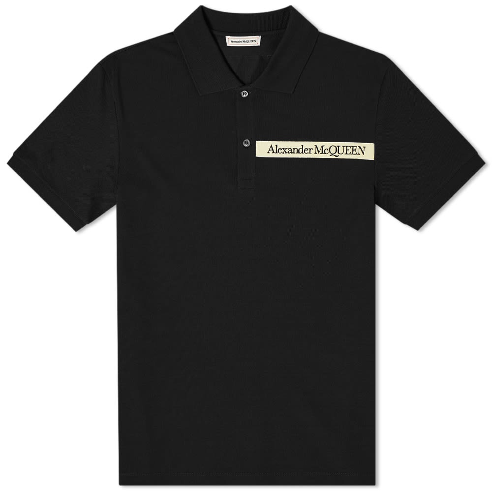 Alexander McQueen Taped Logo Polo - 1