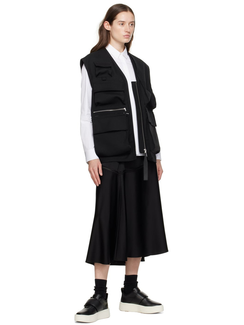 Jil Sander Black Leather Sneakers outlook