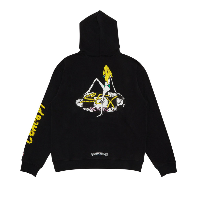 Chrome Hearts Chrome Hearts x Matty Boy Sex Records Concept Hoodie 'Black' outlook