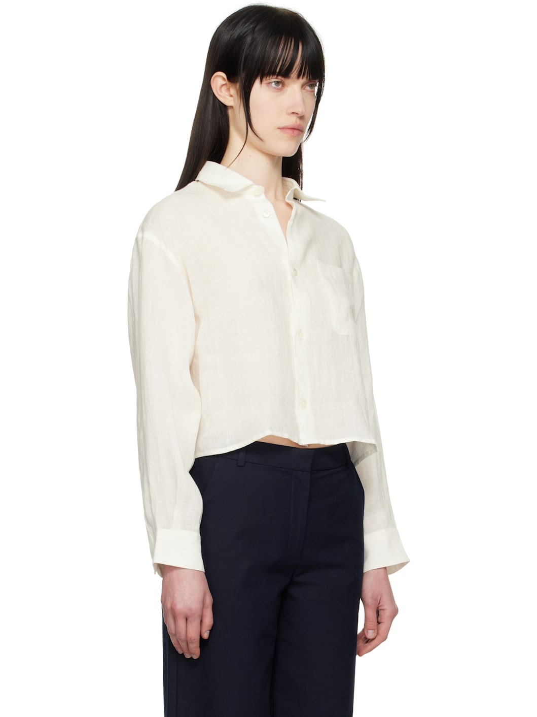 A. P.C. Off-White Sophie Logo Shirt - 2
