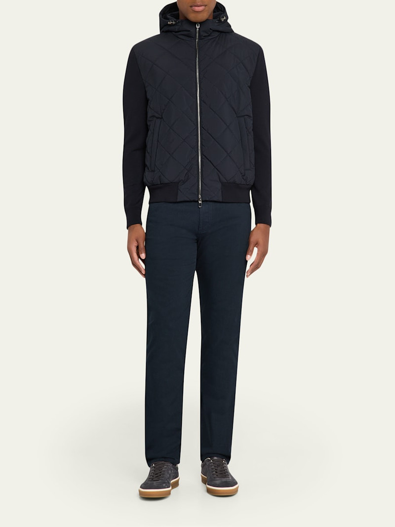 Loro Piana Men's Quarona Slim Five-Pocket Trousers outlook