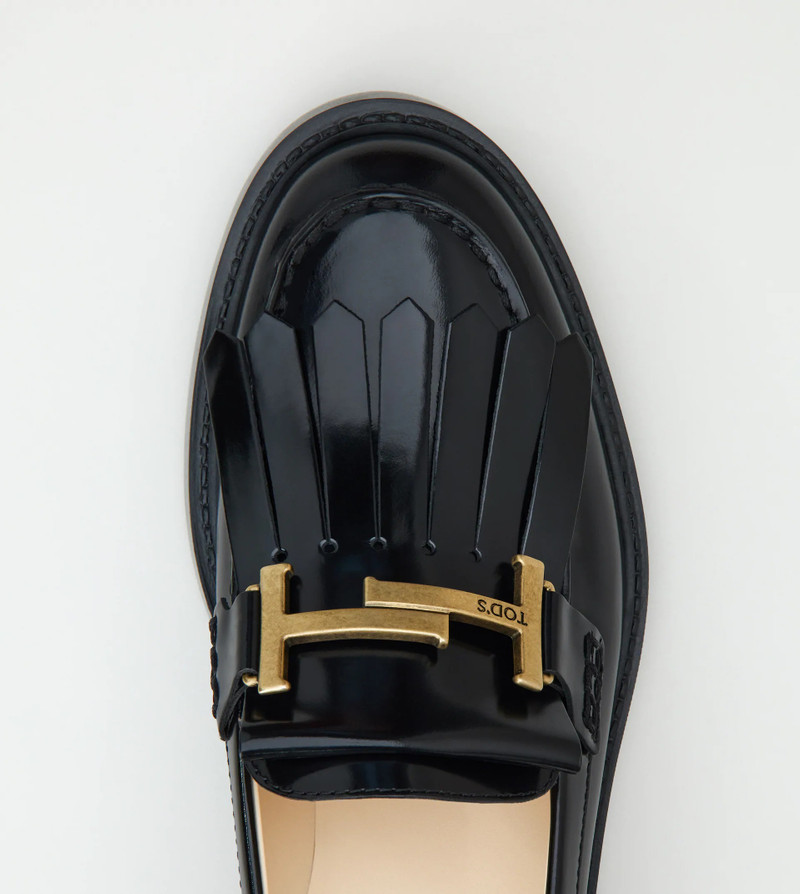 LOAFERS IN LEATHER - BLACK 3