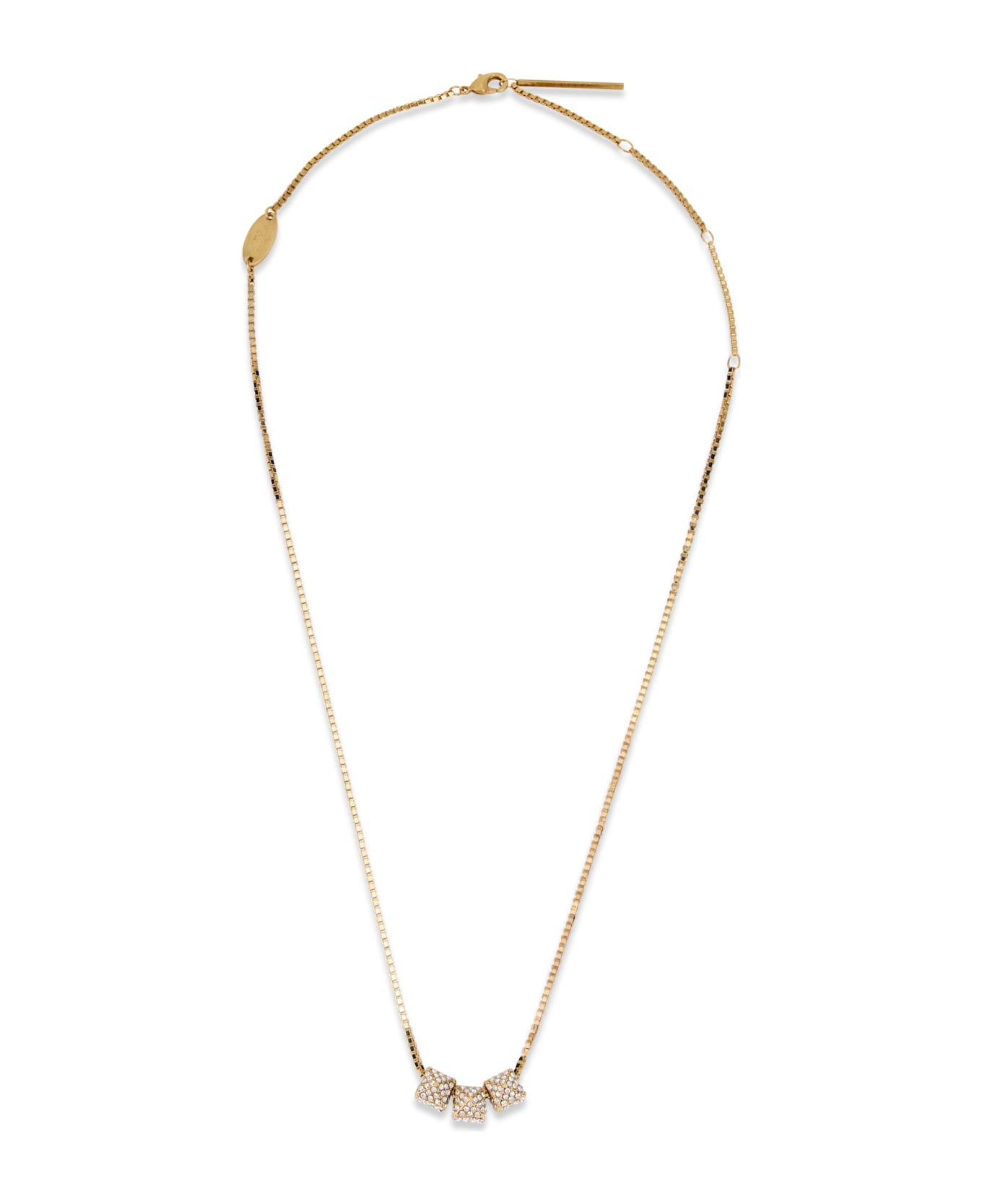 Gold-tone Metal Necklace - 1