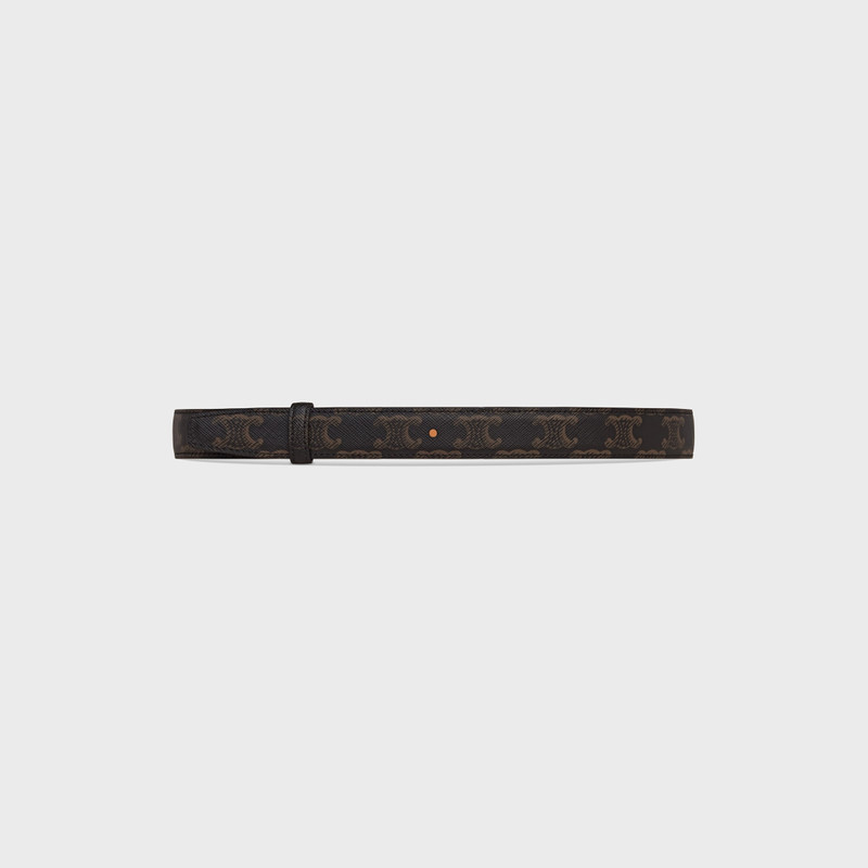 Reversible Strap 25MM IN Natural Calfskin and Triomphe Canvas 4