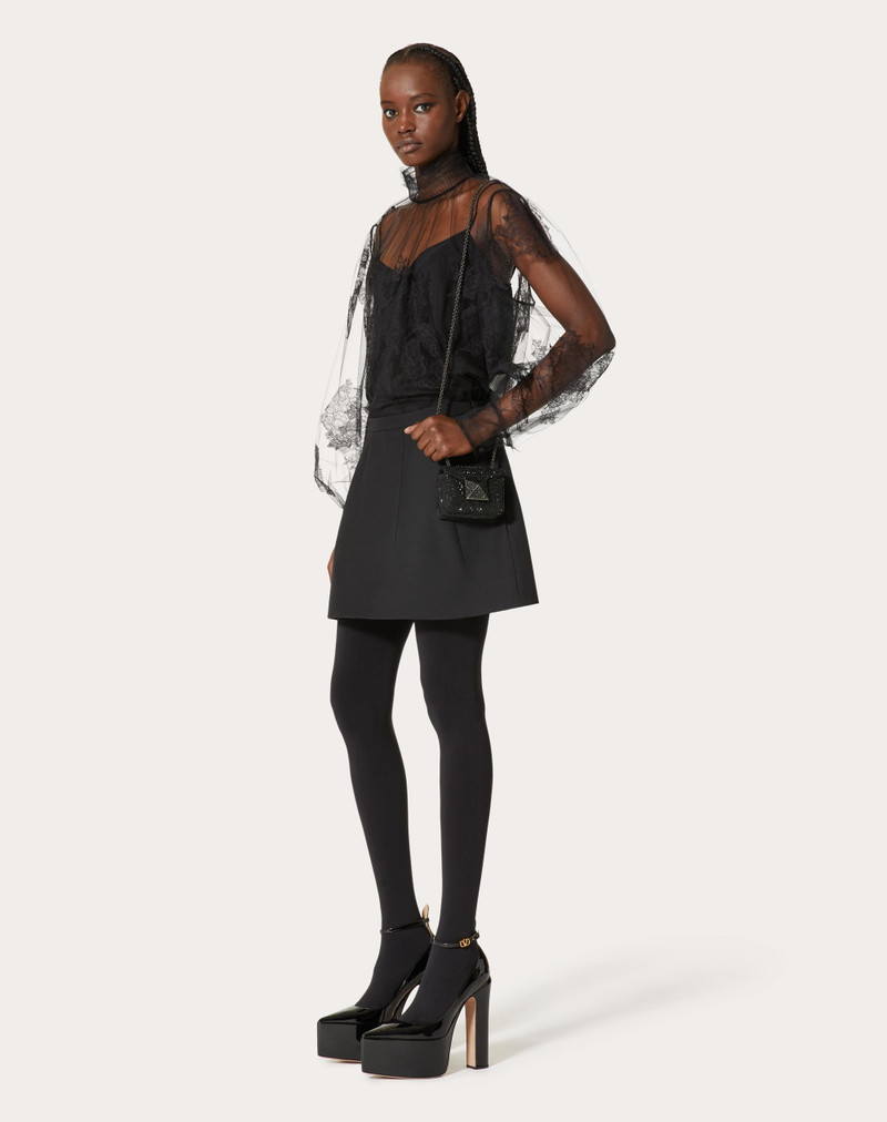 ONE STUD MICRO BAG WITH CHAIN AND RHINESTONE EMBROIDERY 5