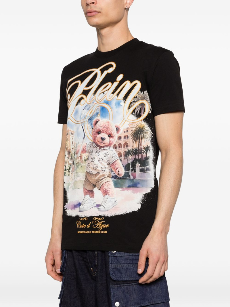PHILIPP PLEIN teddy-print T-shirt outlook