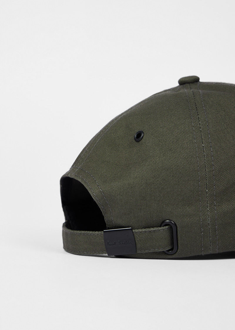 Dark Taupe 'Zebra' Baseball Cap 3