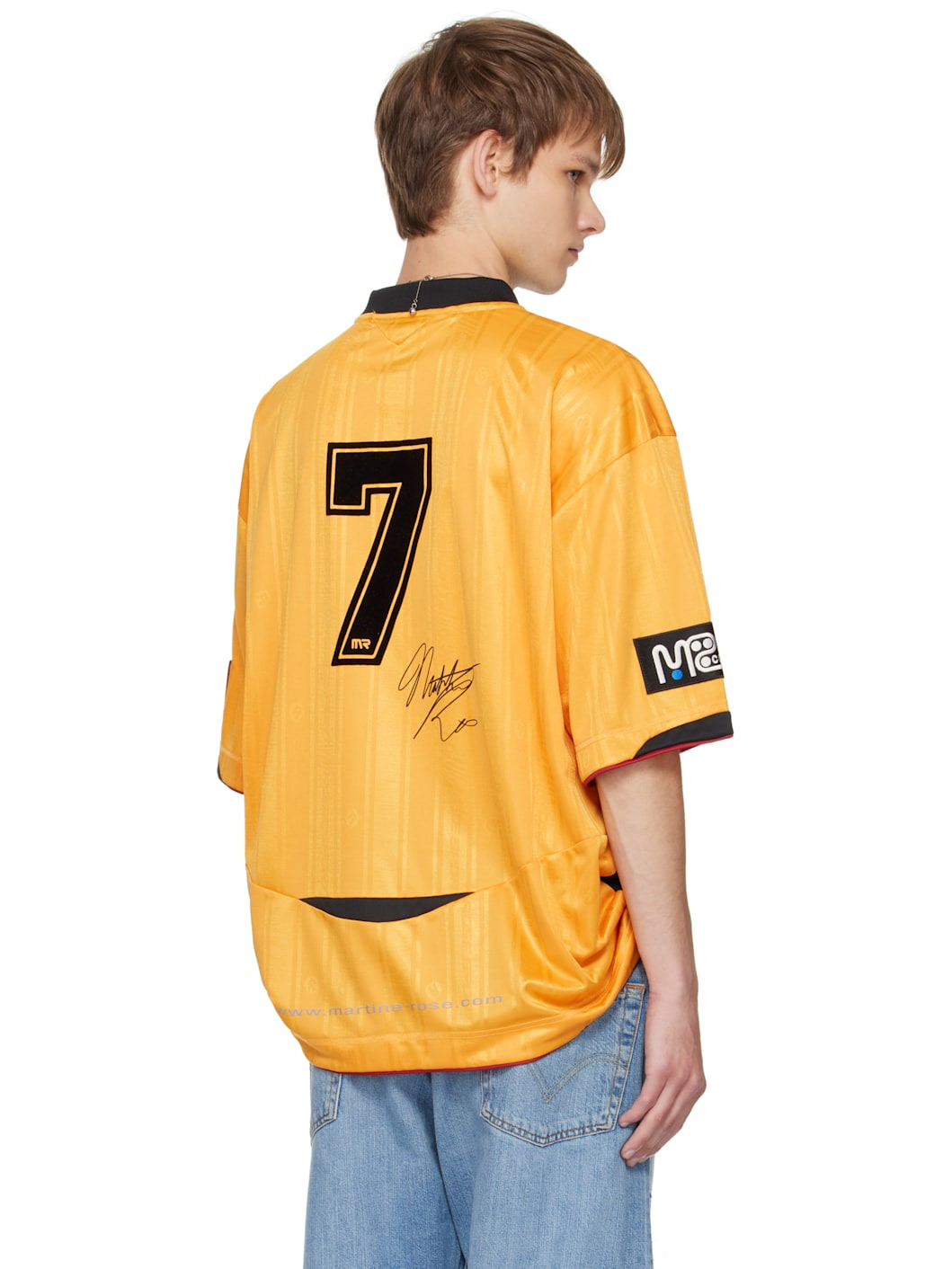 Yellow Printed Rugby T-shirt - 3