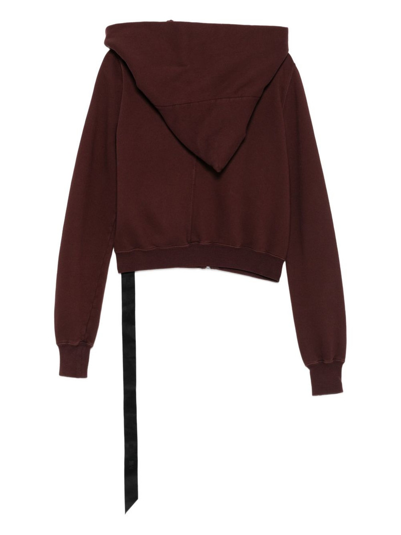 Rick Owens DRKSHDW zip-up hoodie outlook