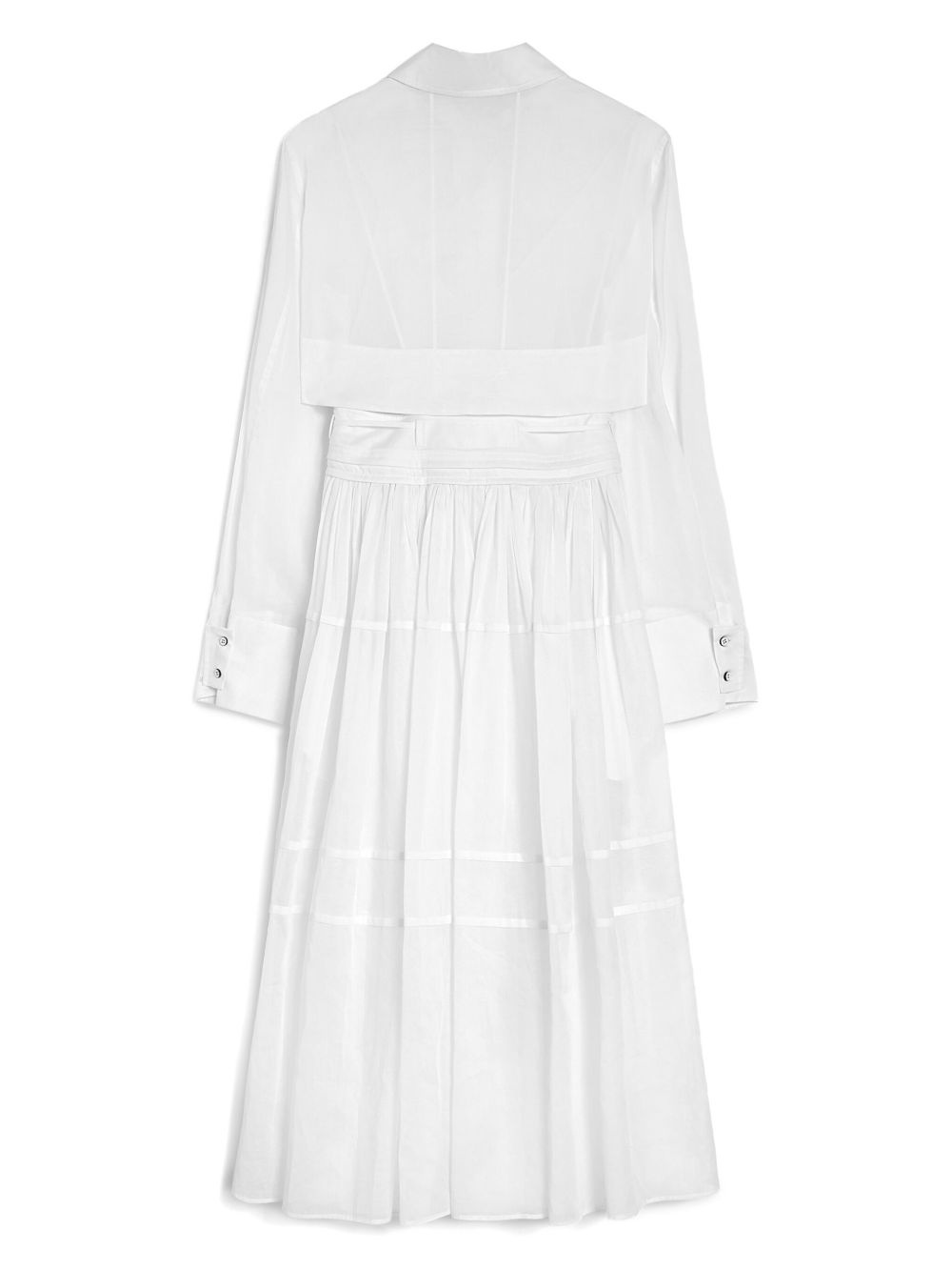 cut-out shirt dress - 5