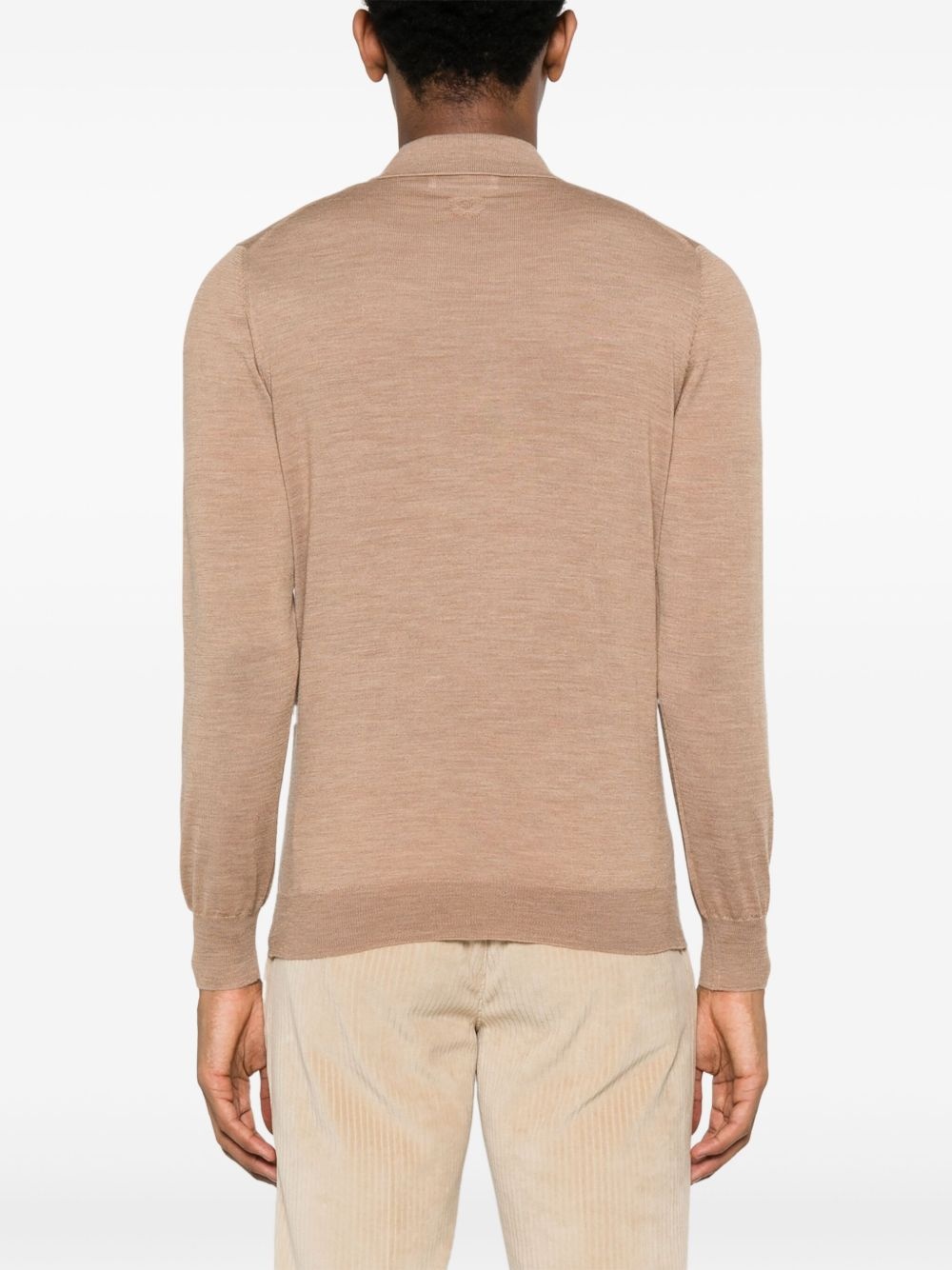 fine-knit polo shirt - 3