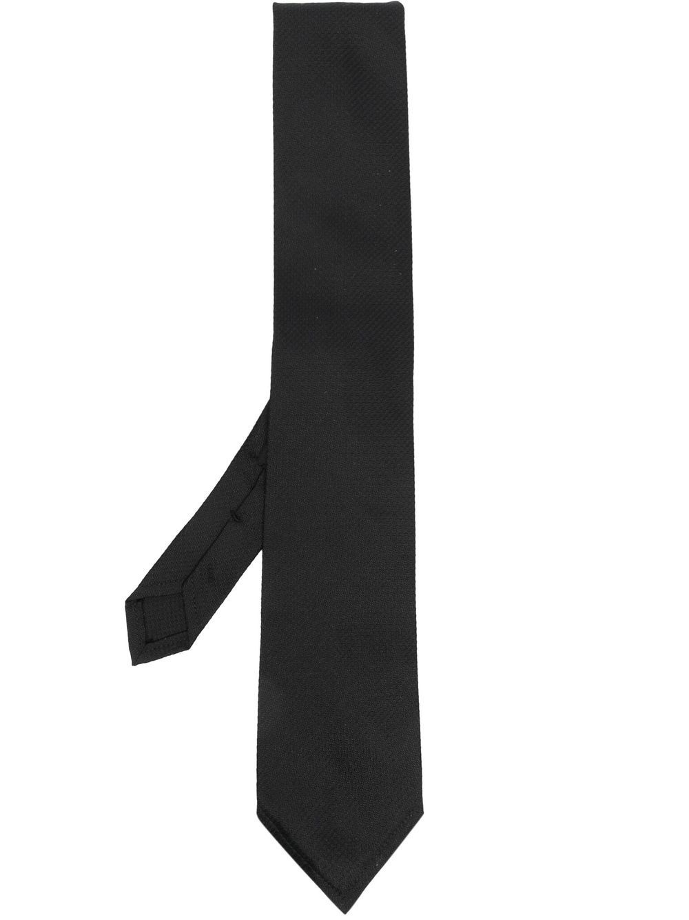 silk jacquard tie - 1