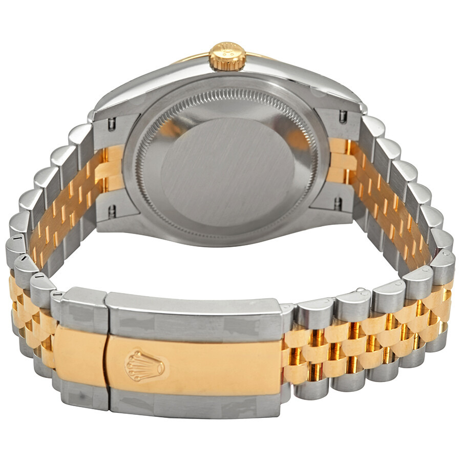Rolex Datejust 36 Black Diamond Dial Men's Stainless Steel and 18kt Yellow Gold Jubilee Watch 126233 - 3