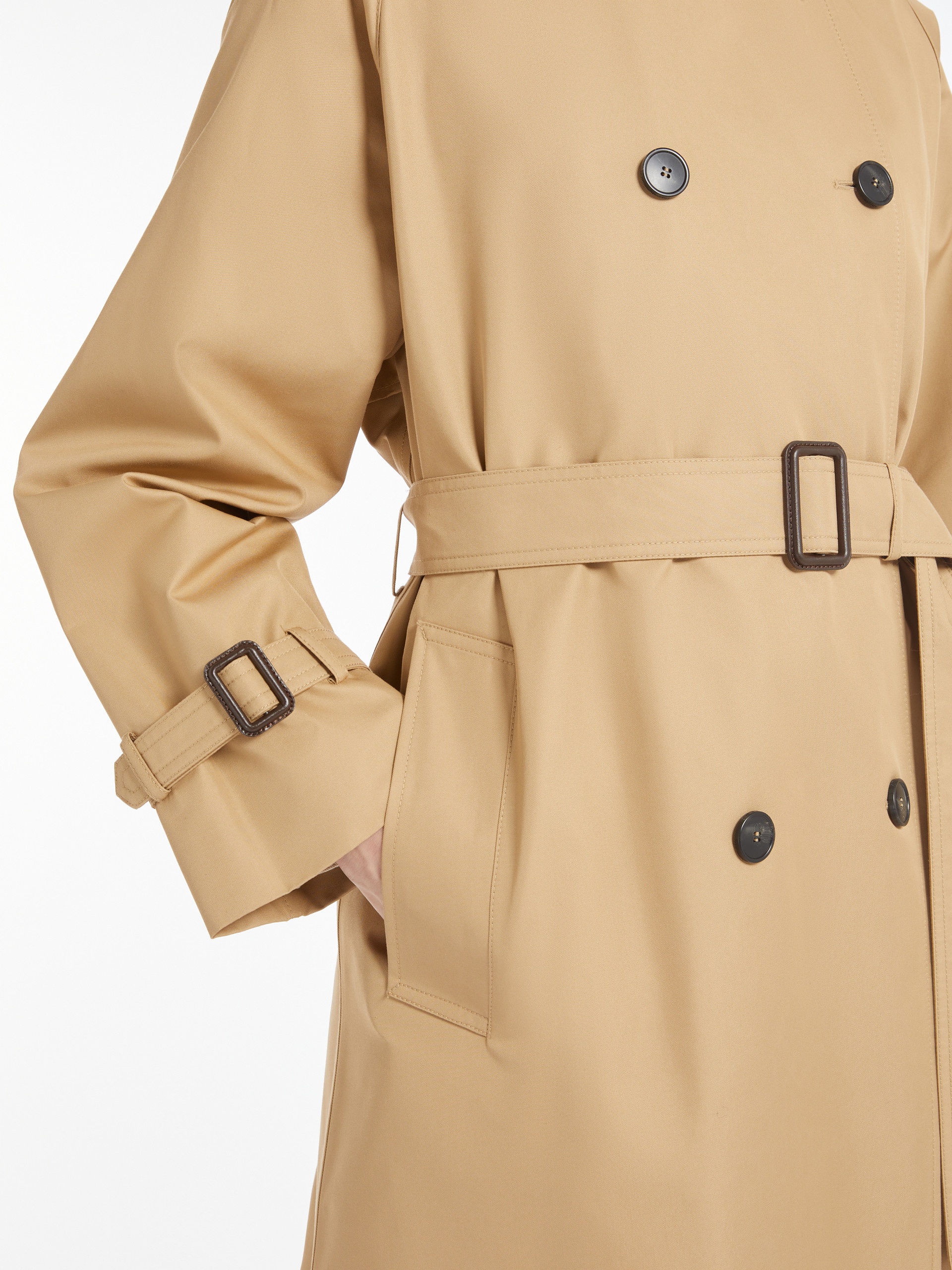 CANASTA Reversible trench coat in water-repellent gabardine - 5