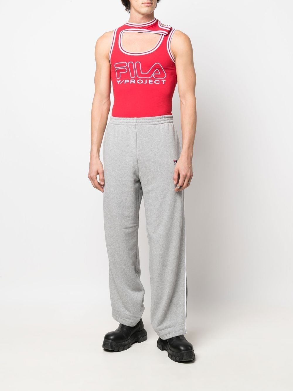 x Fila side logo-print track pants - 2