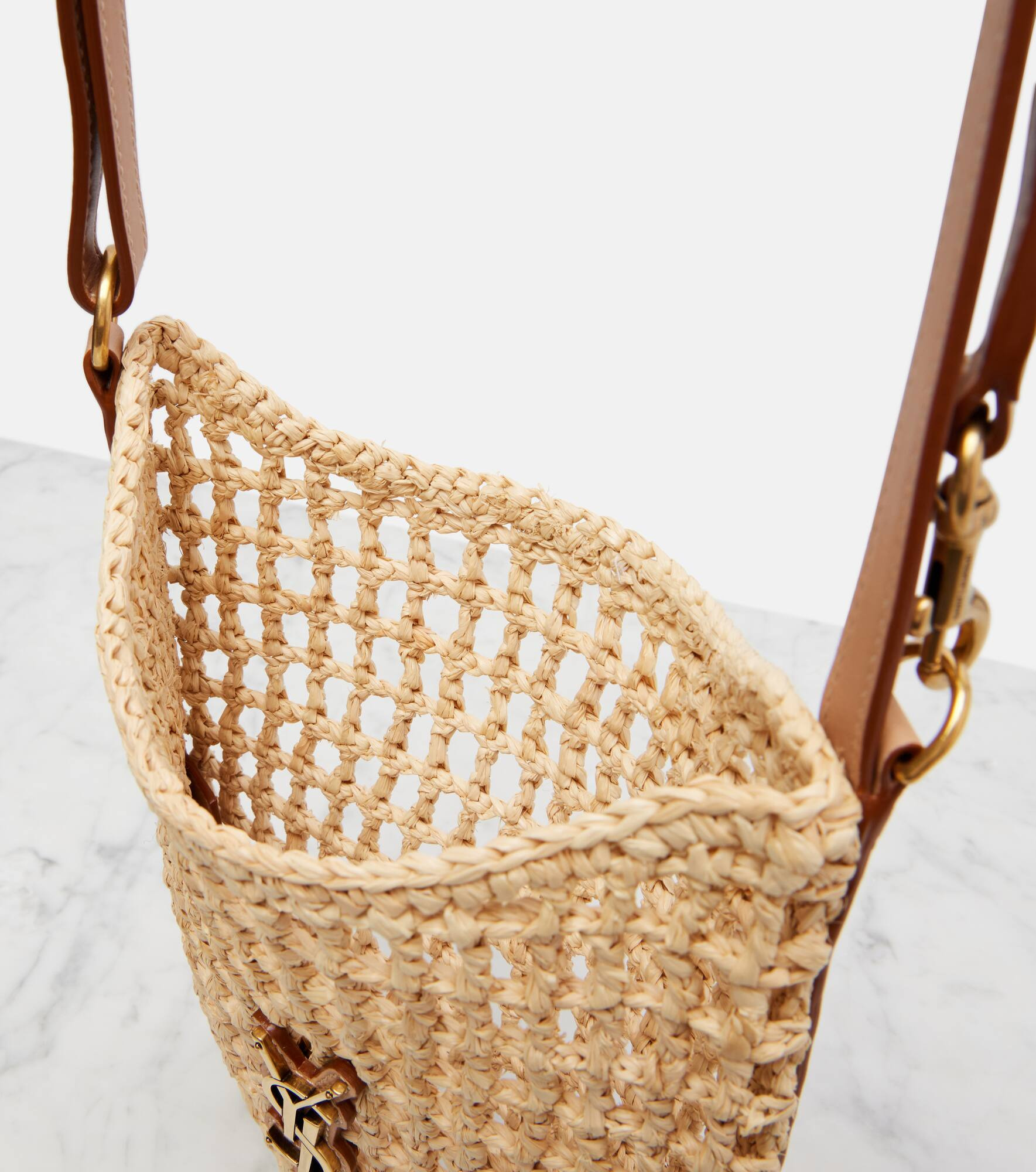 Oxalis Mini raffia shoulder bag - 3