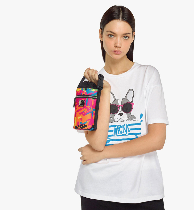 Ottomar Bottle Holder in Cubic Camouflage Nylon 6