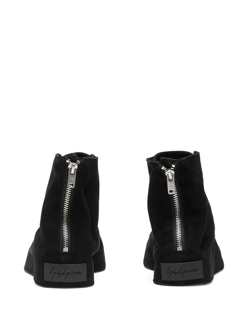 lace-up zip trainers - 4