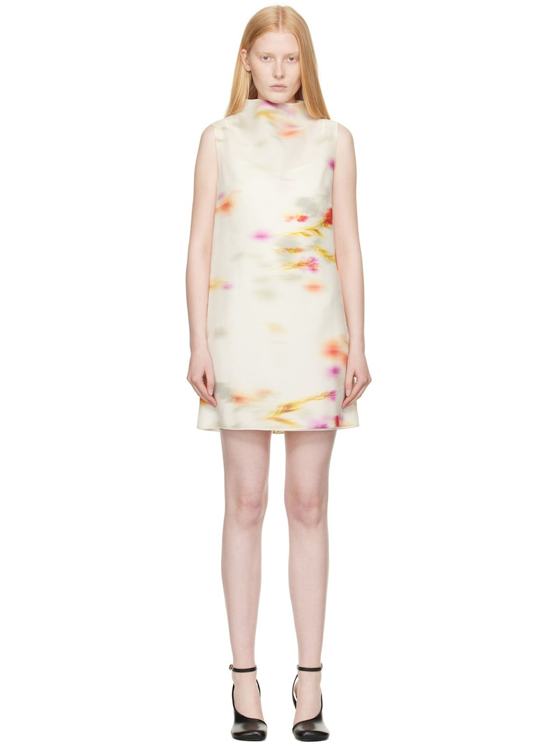 Off-White Blossom Flower Reversible Minidress 1