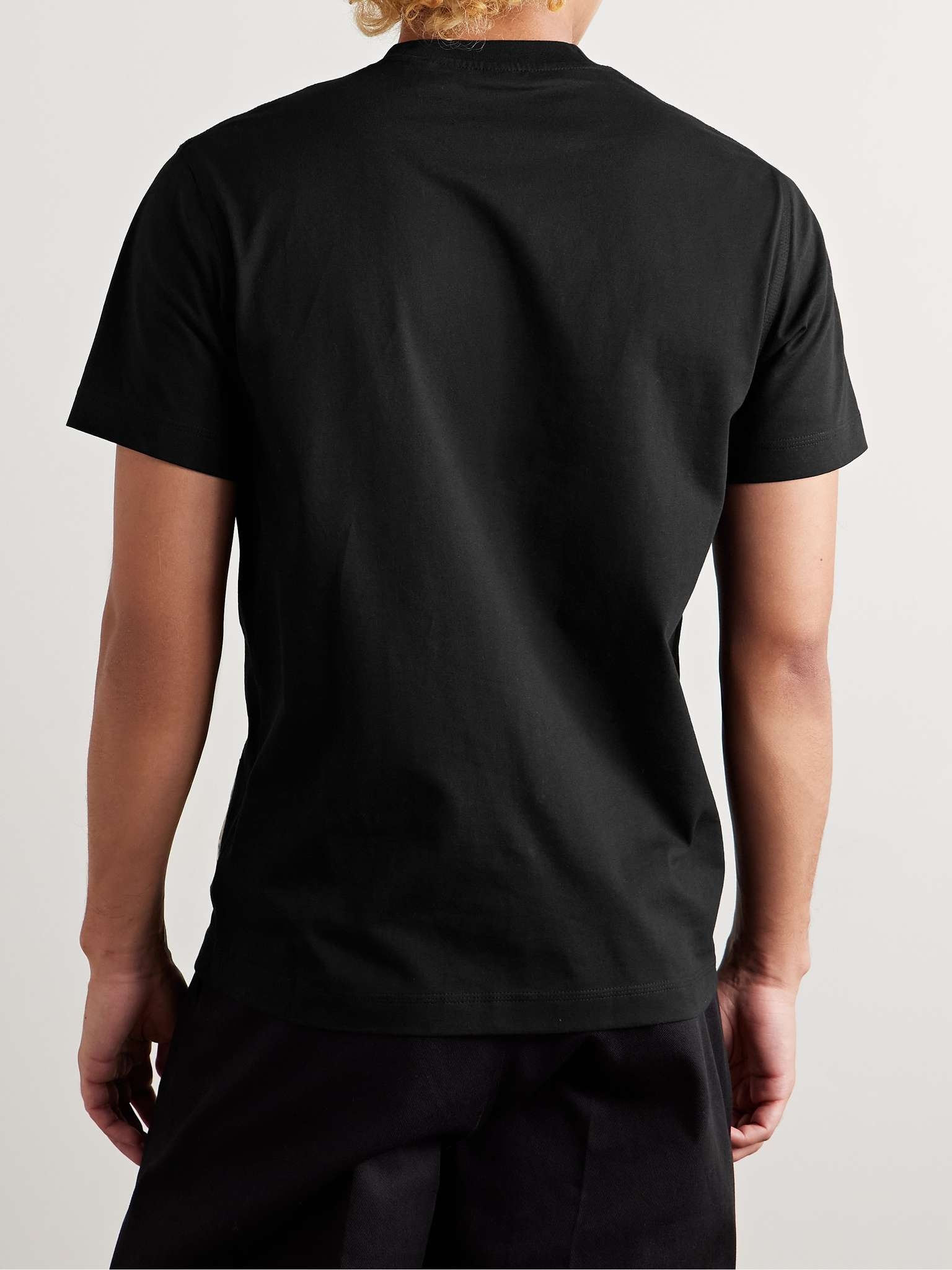 Logo-Appliquéd Cotton-Jersey T-Shirt - 3