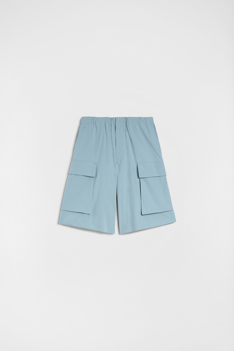 Cotton Poplin Cargo Shorts 1