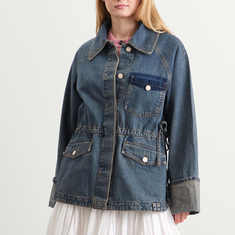 Damson Madder Emilie Workwear Denim Jacket 2