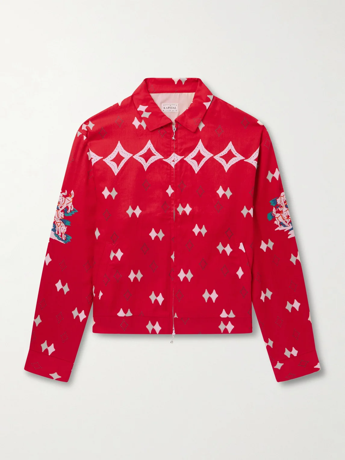 Ainu Mosir Printed Lyocell-Twill Jacket - 1
