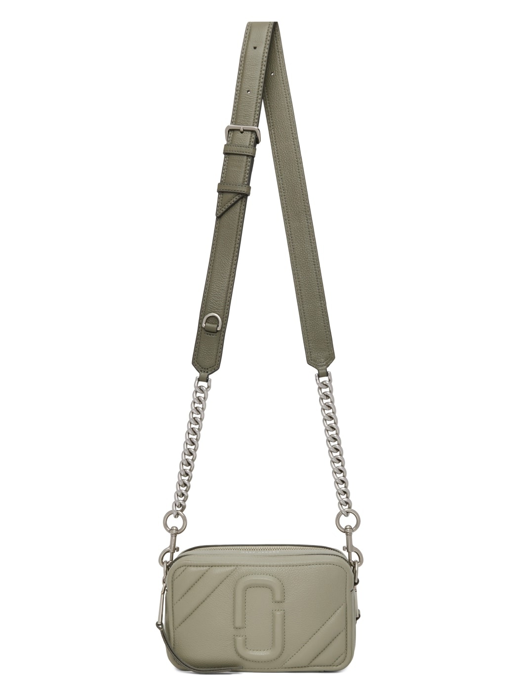 Gray 'The Moto Shot' Shoulder Bag 4