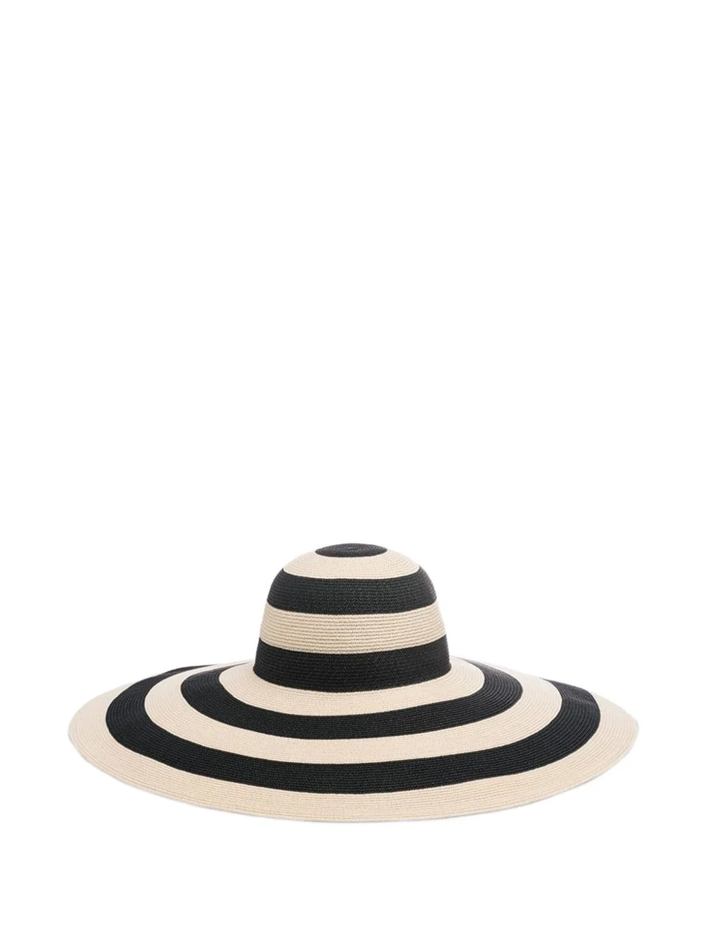 Toyo striped wide-brim sun hat - 1
