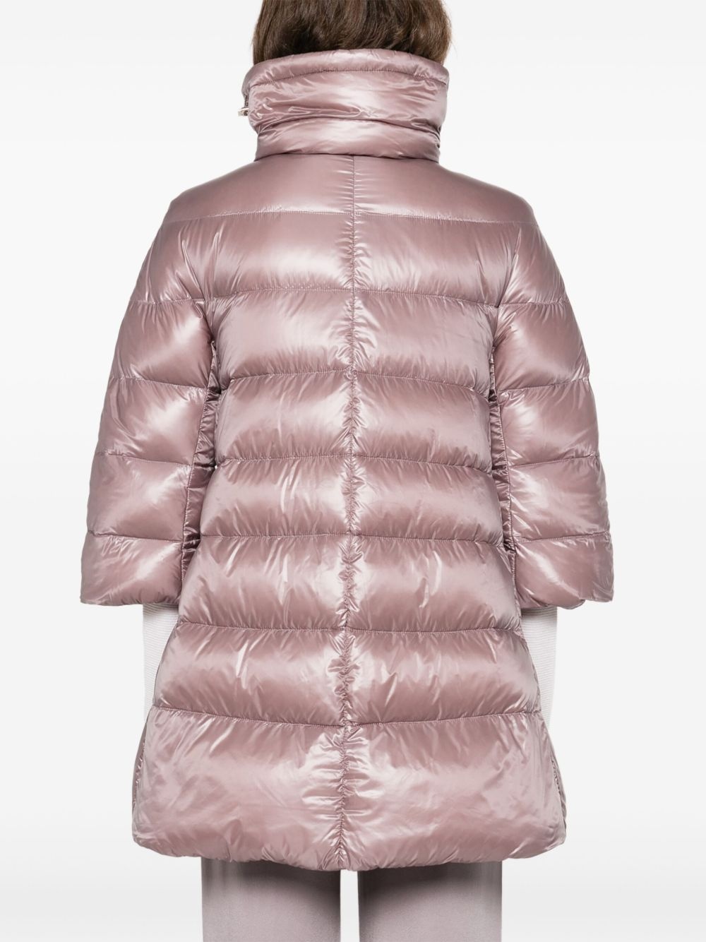 quilted half-sleeve jacket - 4