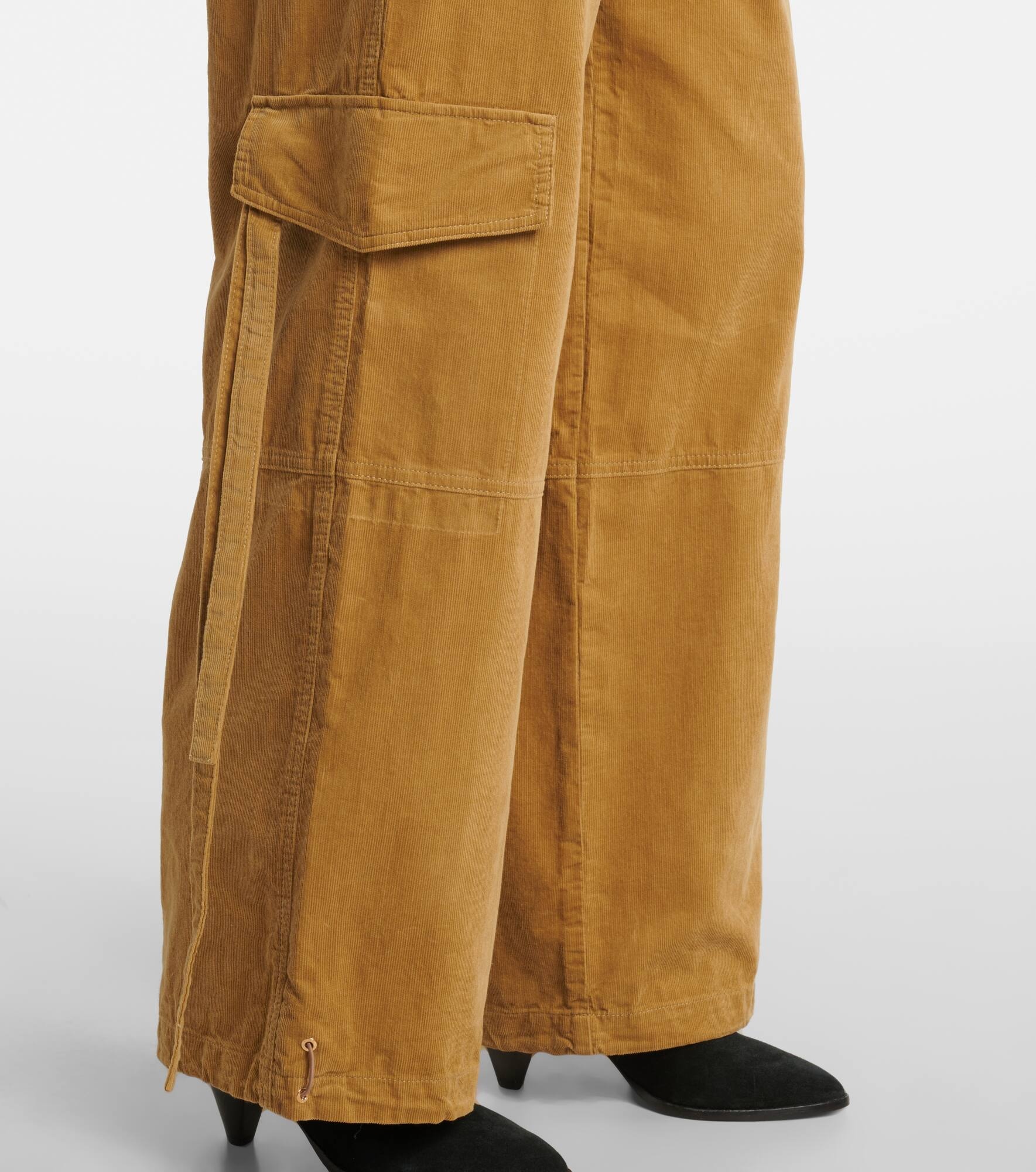 Twisted Structure corduroy wide-leg pants - 6