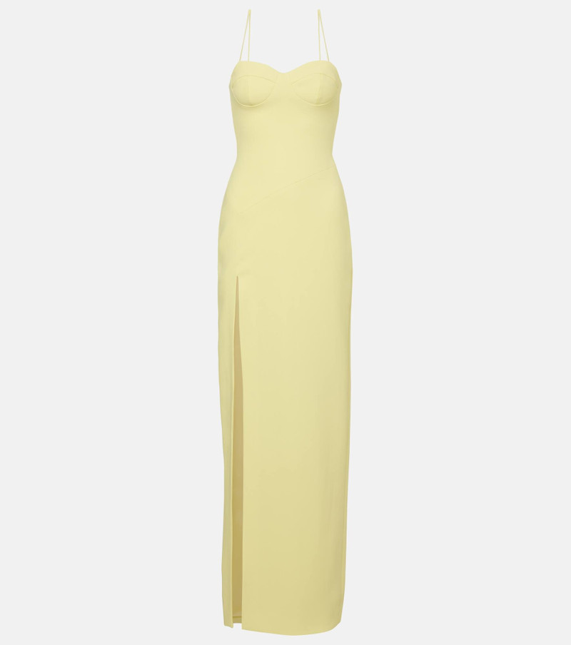 Side-slit corset gown - 1